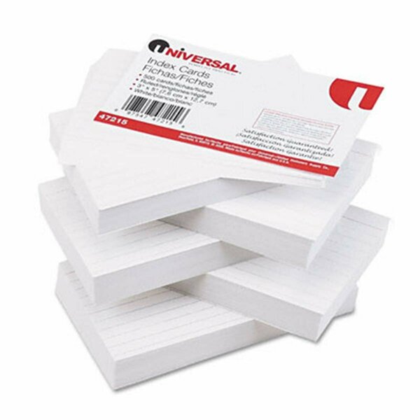 Coolcrafts Ruled Index Cards - White - 3in. x 5in., 500PK CO3649550